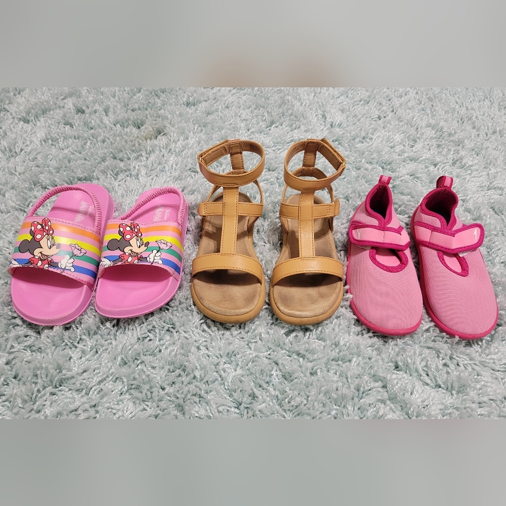 Girls Bundle Summer Shoes, Size 10